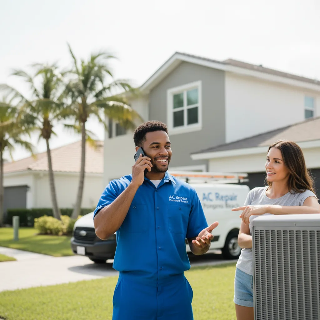 AC Repair Pompano Beach customer support in Marina